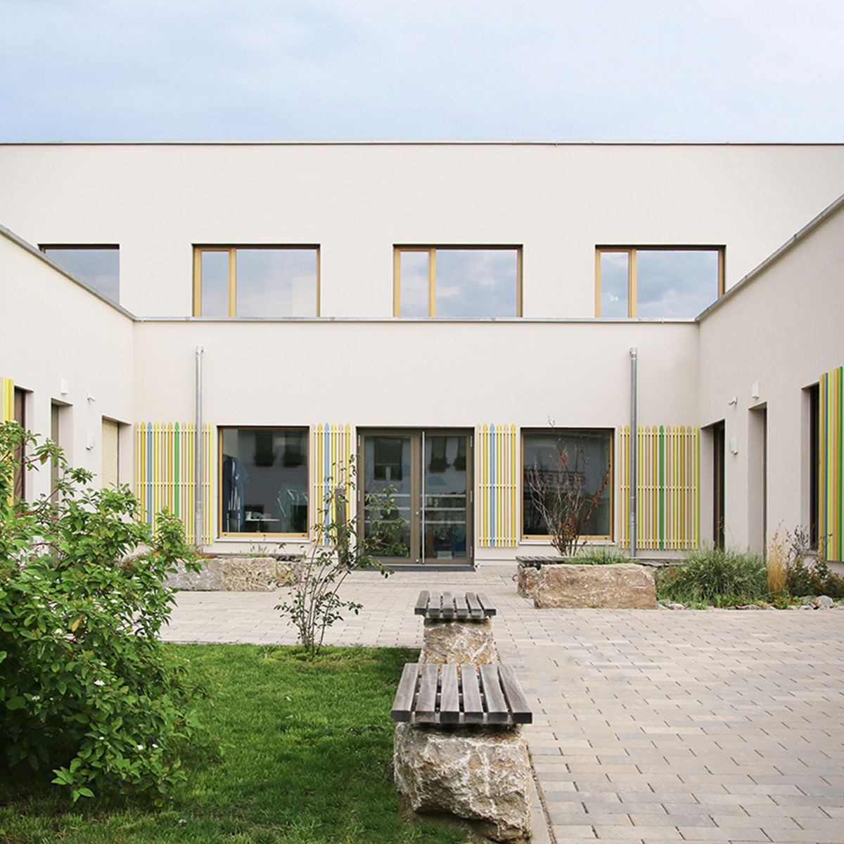 Außenanlagen Neubau Kita Geldersheim